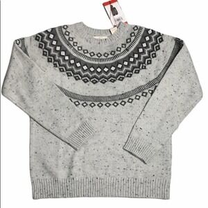 Weatherproof‎ Womens Fair Isle Sweater heather gray
